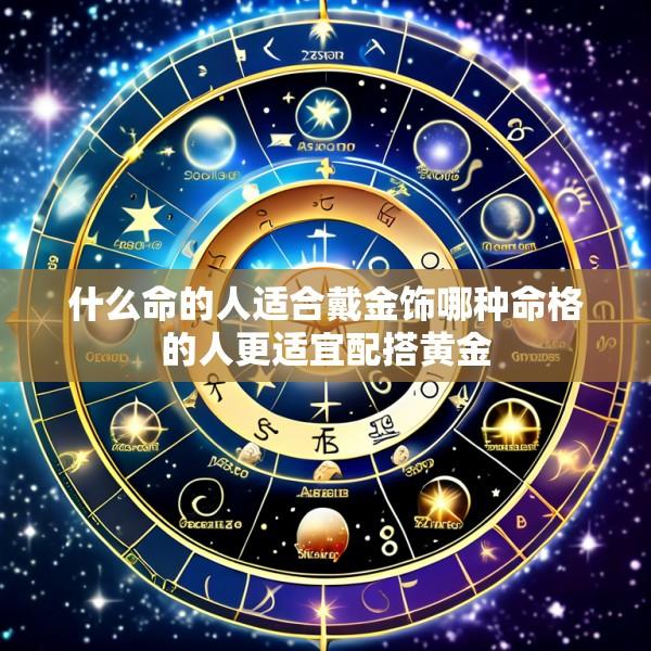 什么命的人适合戴金饰哪种命格的人更适宜配搭黄金