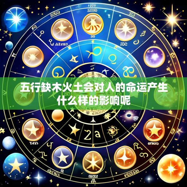 五行缺木火土会对人的命运产生什么样的影响呢