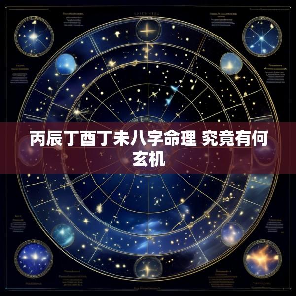 丙辰丁酉丁未八字命理 究竟有何玄机