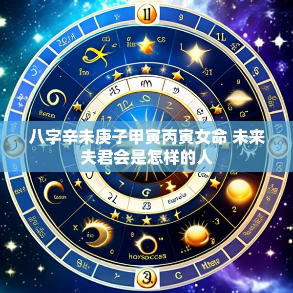 八字辛未庚子甲寅丙寅女命 未来夫君会是怎样的人