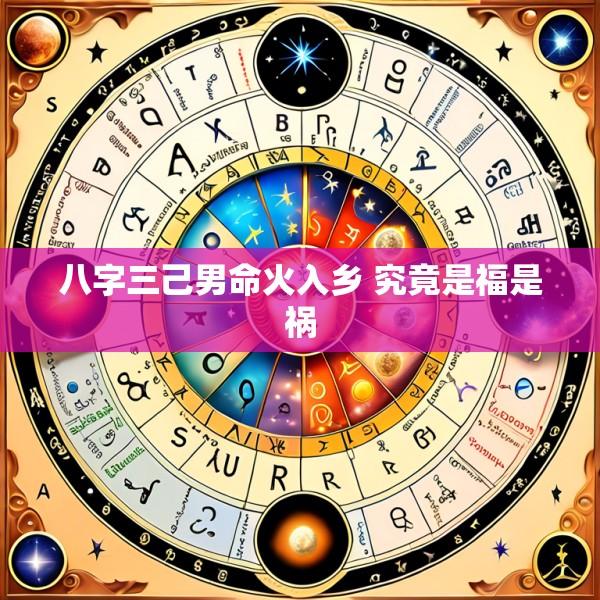 八字三己男命火入乡 究竟是福是祸