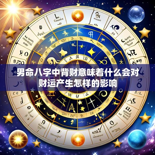 男命八字中背财意味着什么会对财运产生怎样的影响