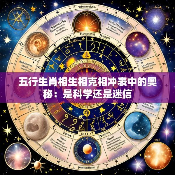 五行生肖相生相克相冲表中的奥秘：是科学还是迷信