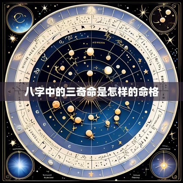 八字中的三奇命是怎样的命格