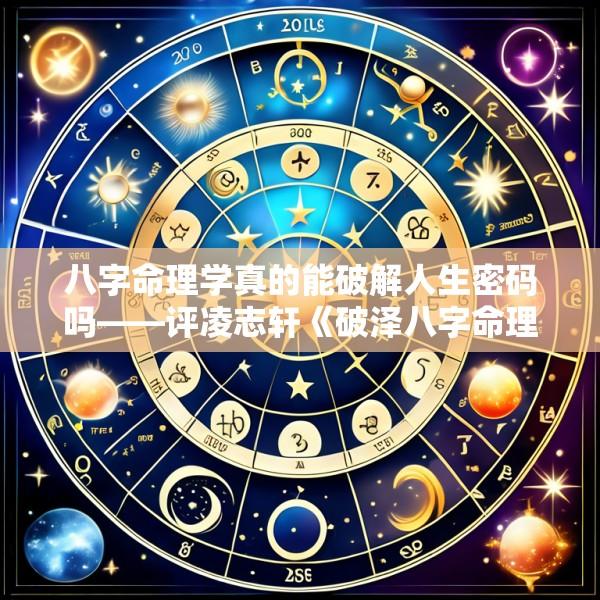 八字命理学真的能破解人生密码吗——评凌志轩《破泽八字命理学》