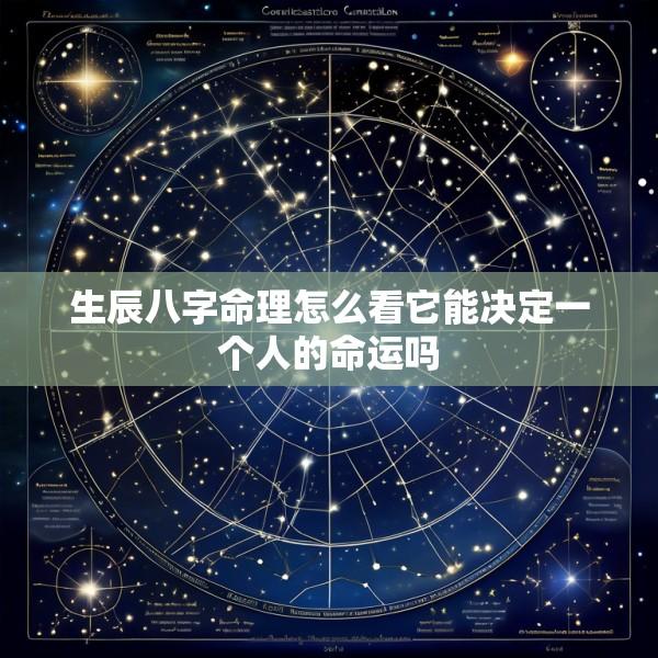 生辰八字命理怎么看它能决定一个人的命运吗
