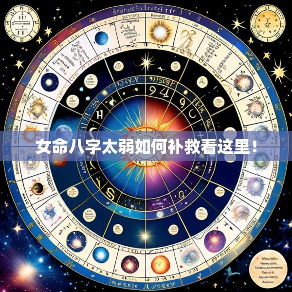女命八字太弱如何补救看这里！