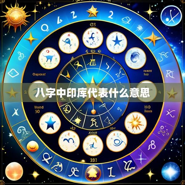 八字中印库代表什么意思