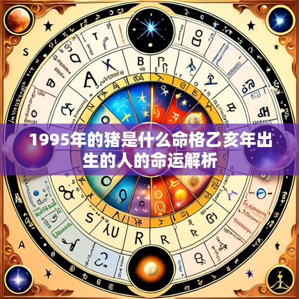 1995年的猪是什么命格乙亥年出生的人的命运解析