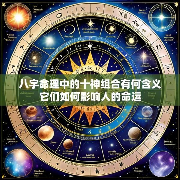八字命理中的十神组合有何含义它们如何影响人的命运