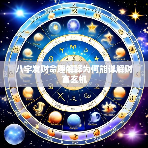 八字发财命理解释为何能详解财富玄机