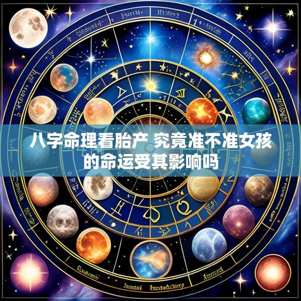 八字命理看胎产 究竟准不准女孩的命运受其影响吗
