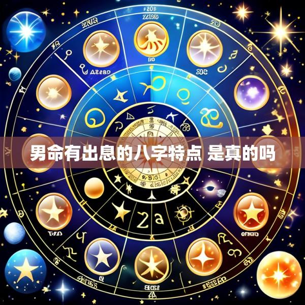 男命有出息的八字特点 是真的吗