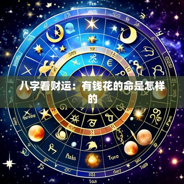 八字看财运：有钱花的命是怎样的