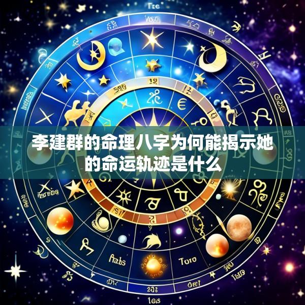 李建群的命理八字为何能揭示她的命运轨迹是什么