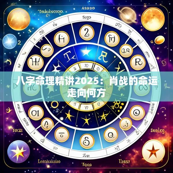 八字命理精讲2025：肖战的命运走向何方