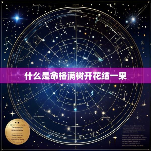 什么是命格满树开花结一果