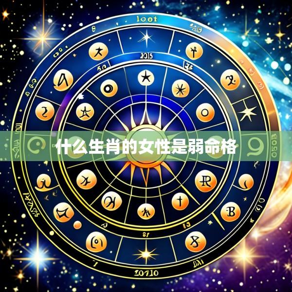 什么生肖的女性是弱命格
