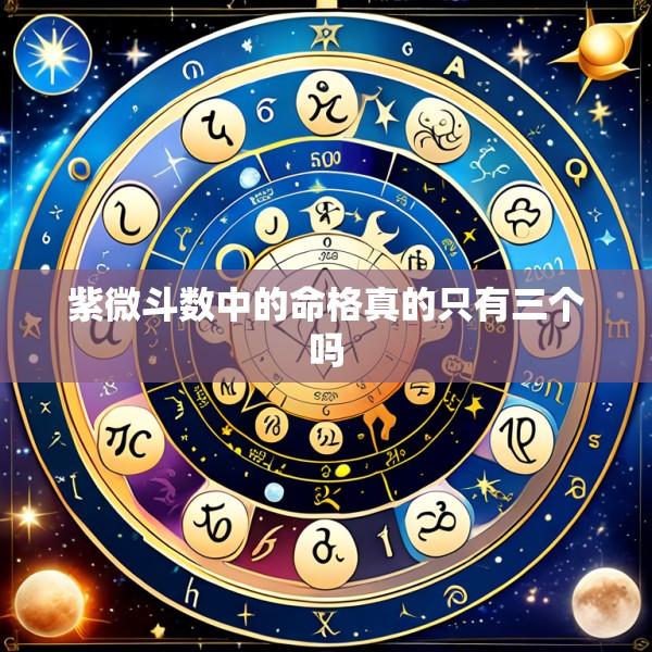 紫微斗数中的命格真的只有三个吗