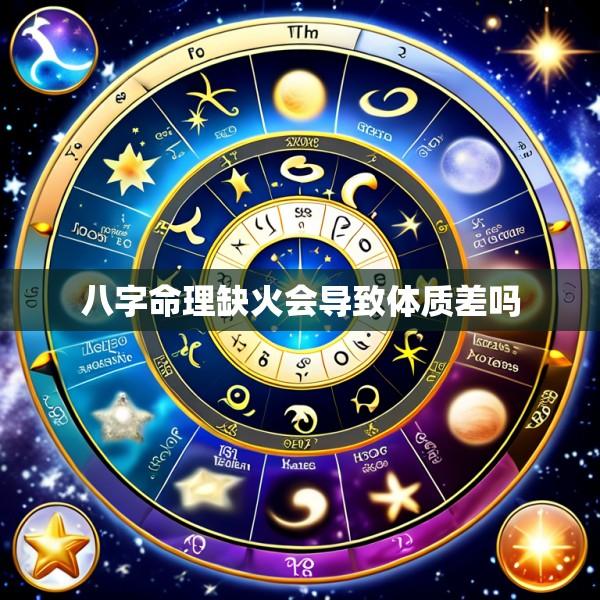 八字命理缺火会导致体质差吗