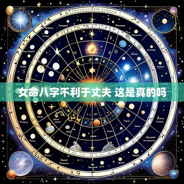 女命八字不利于丈夫 这是真的吗
