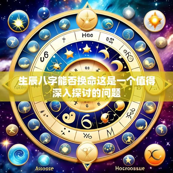 生辰八字能否换命这是一个值得深入探讨的问题