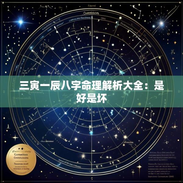 三寅一辰八字命理解析大全：是好是坏