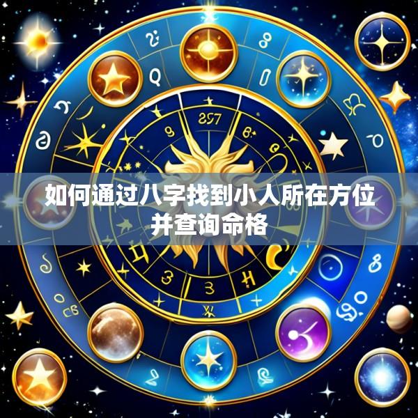 如何通过八字找到小人所在方位并查询命格