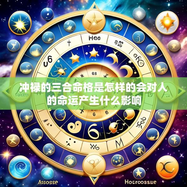 冲禄的三合命格是怎样的会对人的命运产生什么影响