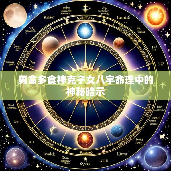 男命多食神克子女八字命理中的神秘暗示