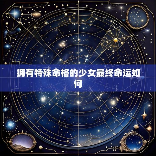 拥有特殊命格的少女最终命运如何