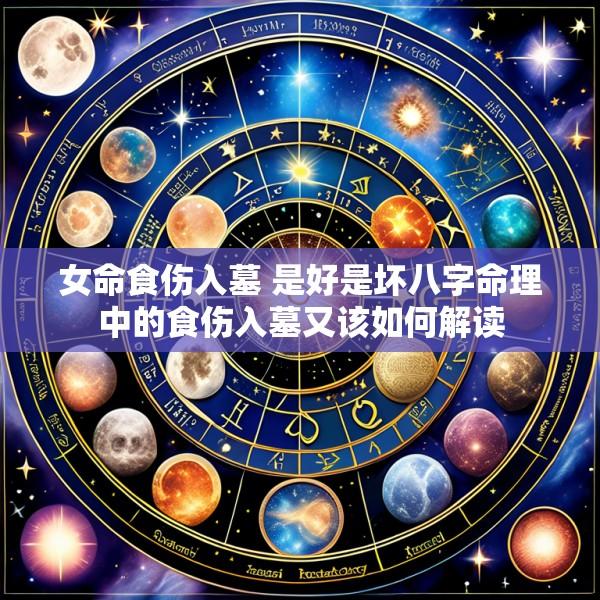 女命食伤入墓 是好是坏八字命理中的食伤入墓又该如何解读