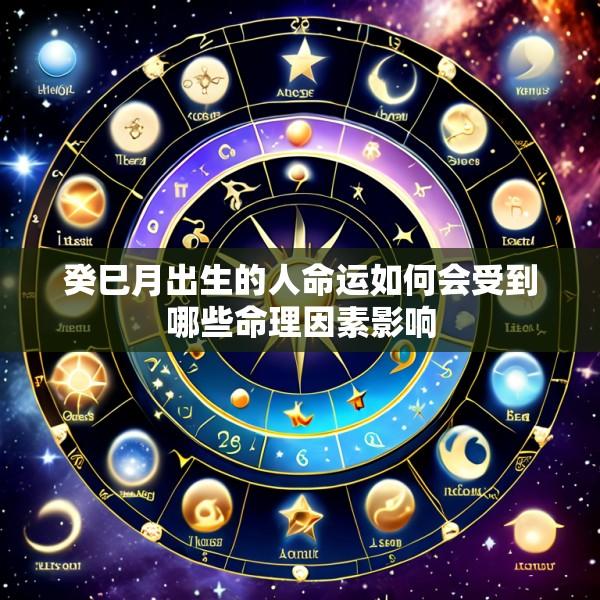 癸巳月出生的人命运如何会受到哪些命理因素影响