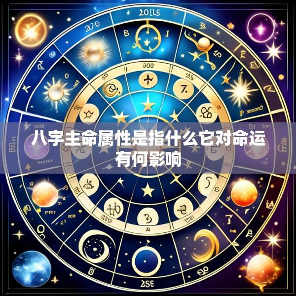 八字主命属性是指什么它对命运有何影响