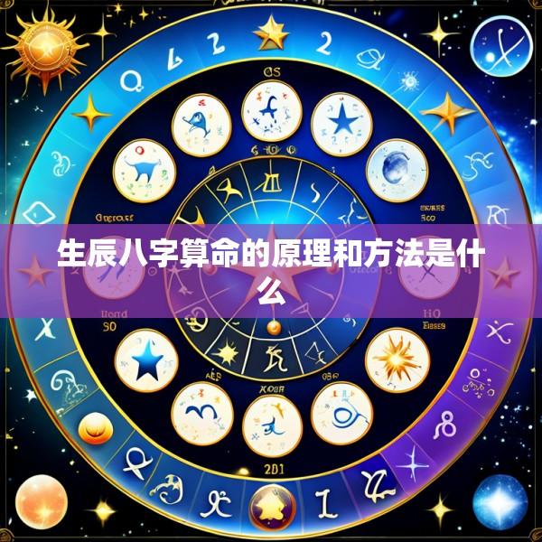 生辰八字算命的原理和方法是什么
