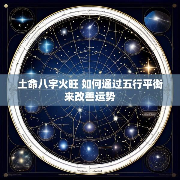 土命八字火旺 如何通过五行平衡来改善运势