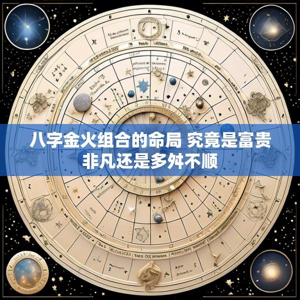 八字金火组合的命局 究竟是富贵非凡还是多舛不顺