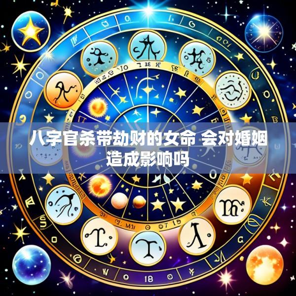 八字官杀带劫财的女命 会对婚姻造成影响吗