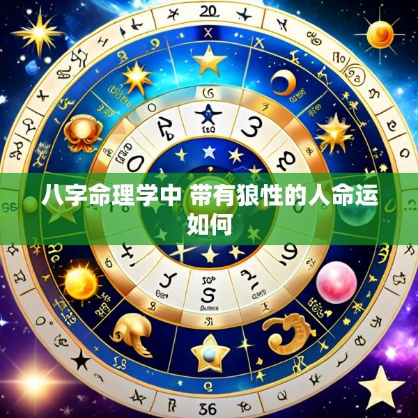 八字命理学中 带有狼性的人命运如何
