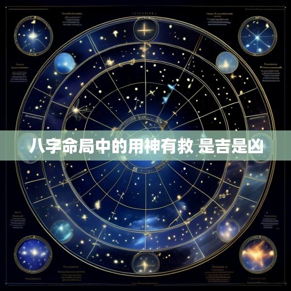 八字命局中的用神有救 是吉是凶