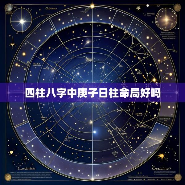 四柱八字中庚子日柱命局好吗
