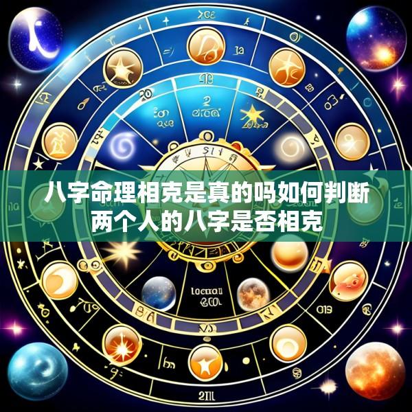 八字命理相克是真的吗如何判断两个人的八字是否相克