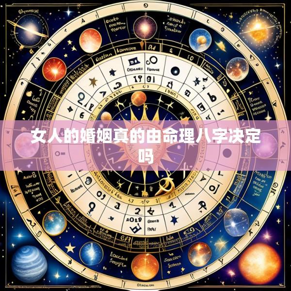 女人的婚姻真的由命理八字决定吗