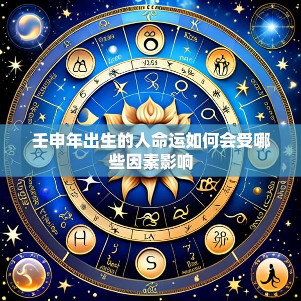 壬申年出生的人命运如何会受哪些因素影响