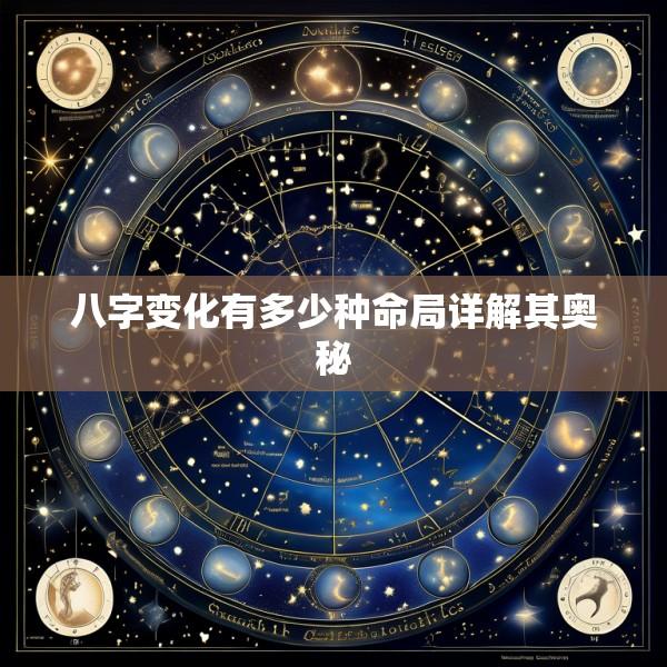八字变化有多少种命局详解其奥秘