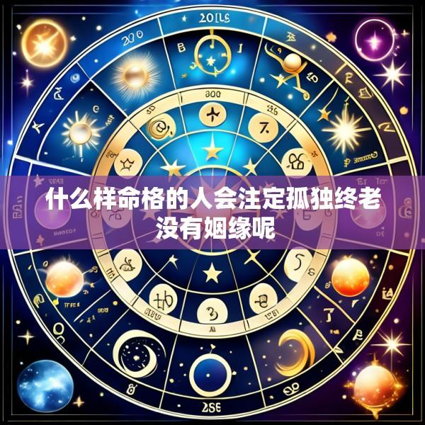 什么样命格的人会注定孤独终老 没有姻缘呢