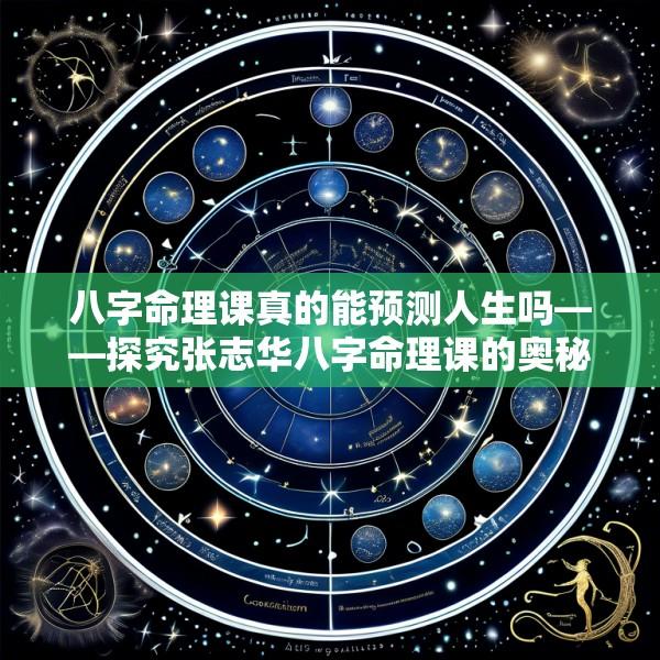 八字命理课真的能预测人生吗——探究张志华八字命理课的奥秘