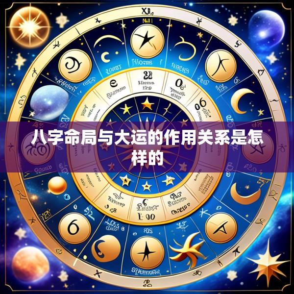 八字命局与大运的作用关系是怎样的