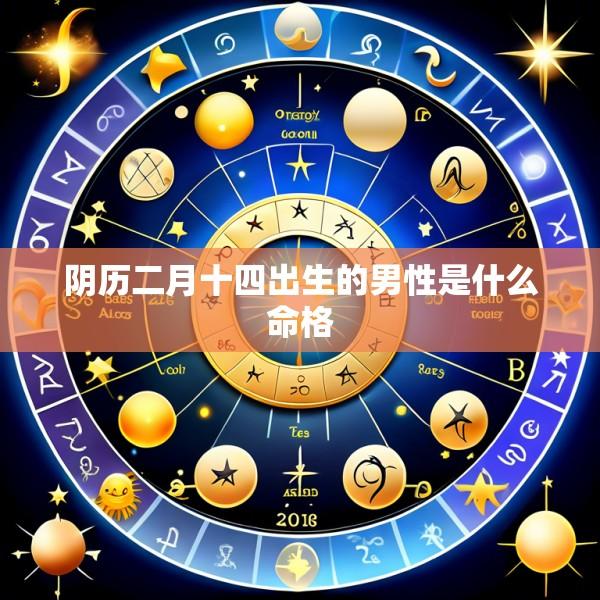 阴历二月十四出生的男性是什么命格