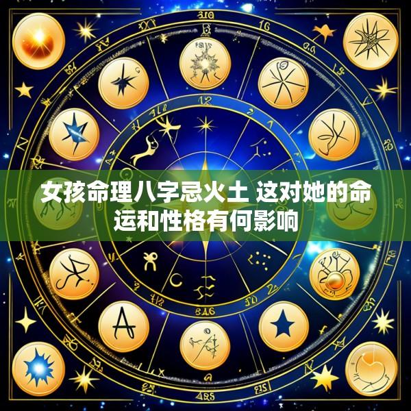 女孩命理八字忌火土 这对她的命运和性格有何影响